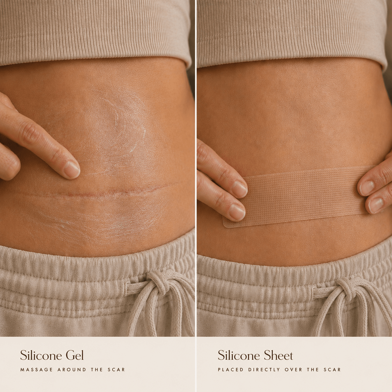 Cesera Narbenpflege-Routine — Silikon-Rolle & Gel